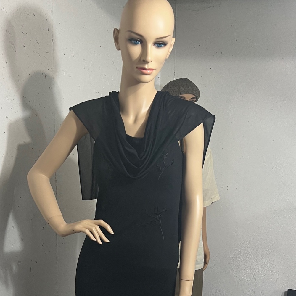 City Triangles Black Maxi Dress Evening Gown.Homecoming or Prom. Wedding guest - Picture 11 of 13